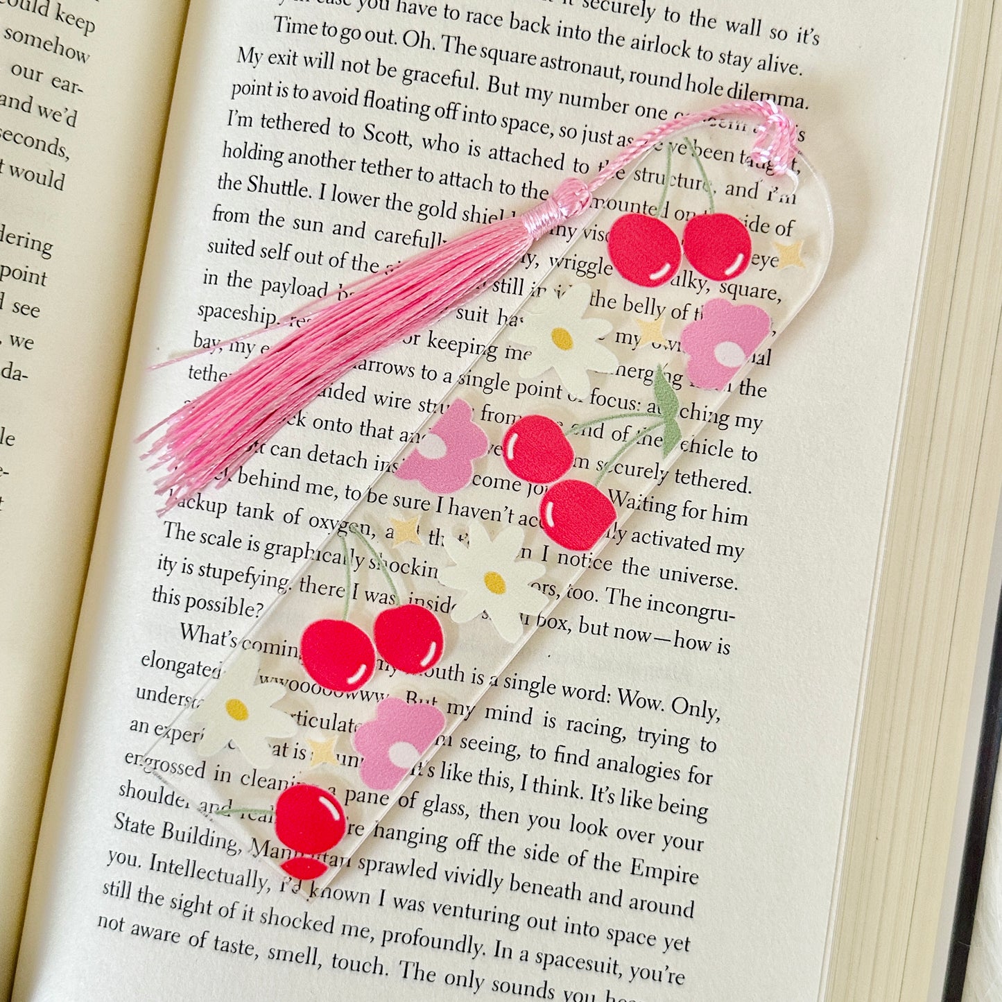 Strawberry Cherry & Watermelon Acrylic Bookmark
