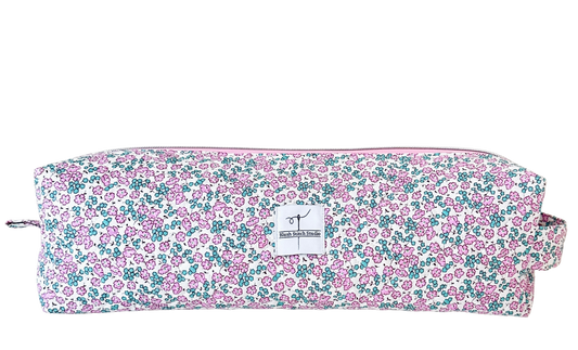 pink floral hair tool bag. canada. 