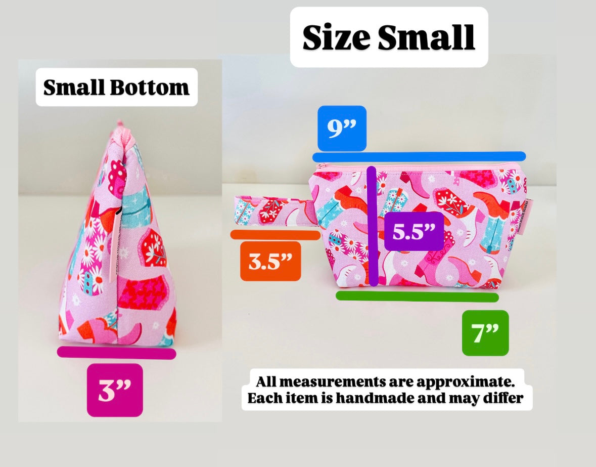 small makeup bag measurements