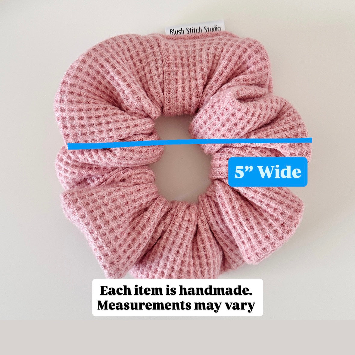 Waffle Texture Scrunchies