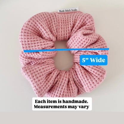 Waffle Texture Scrunchies