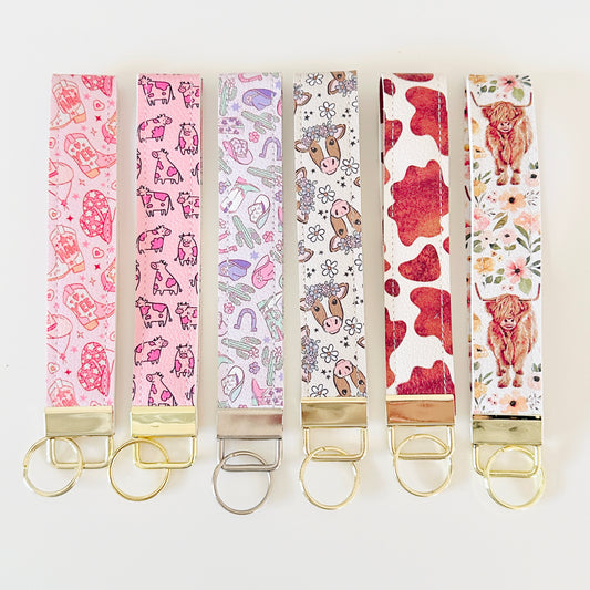 Cowgirl Western Key Wristlets