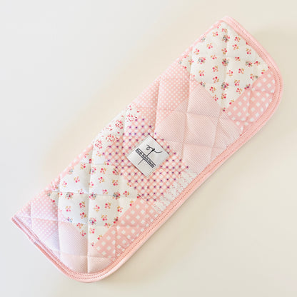 Pink Patchwork Heat Resistant Hot Tool Sleeve