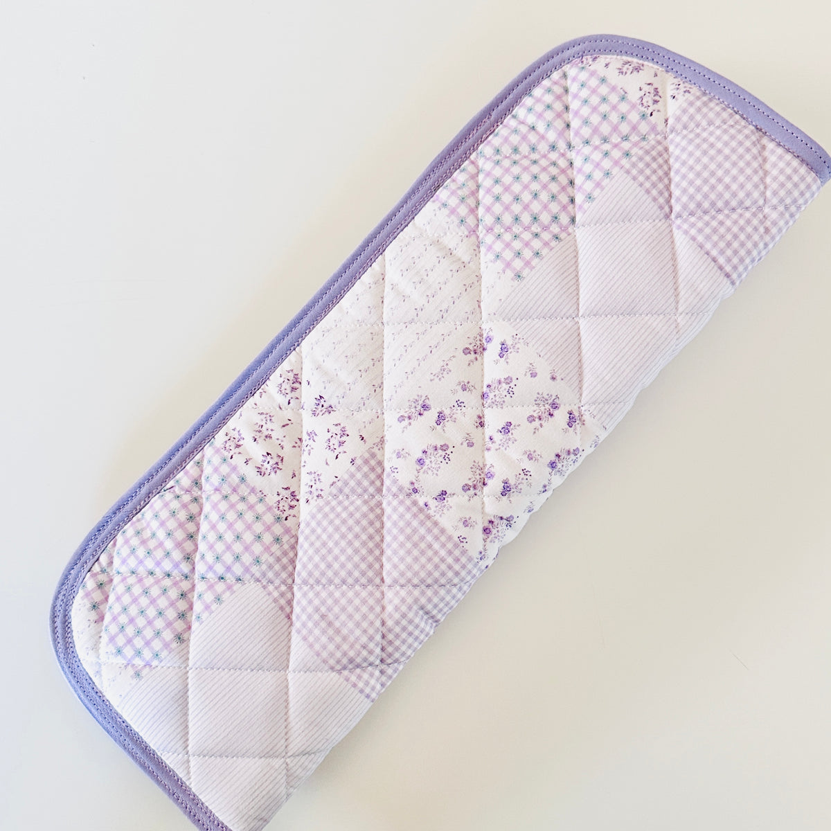 Lilac Patchwork Heat Resistant Hot Tool Sleeve