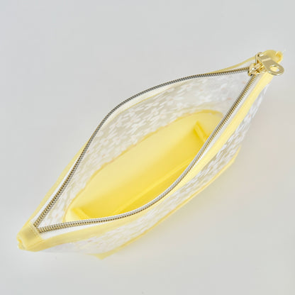 Yellow Daisy Clear Jelly Pouch