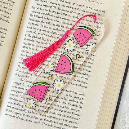 Strawberry Cherry & Watermelon Acrylic Bookmark