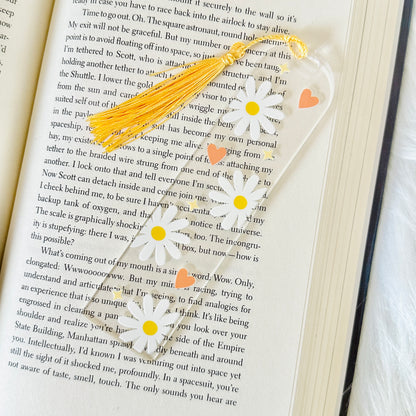 Daisy Flower Acrylic Bookmarks