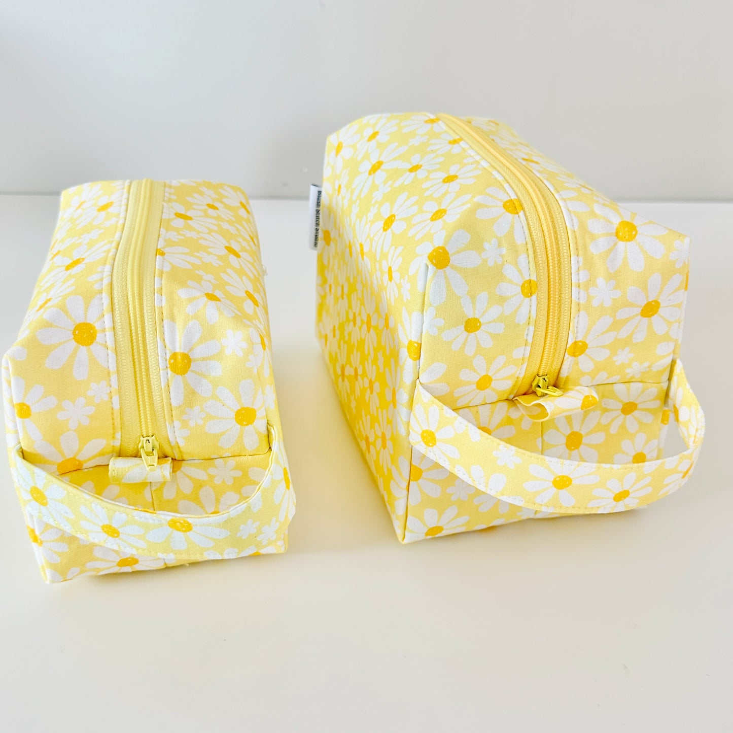 Yellow Daisy Makeup Bag