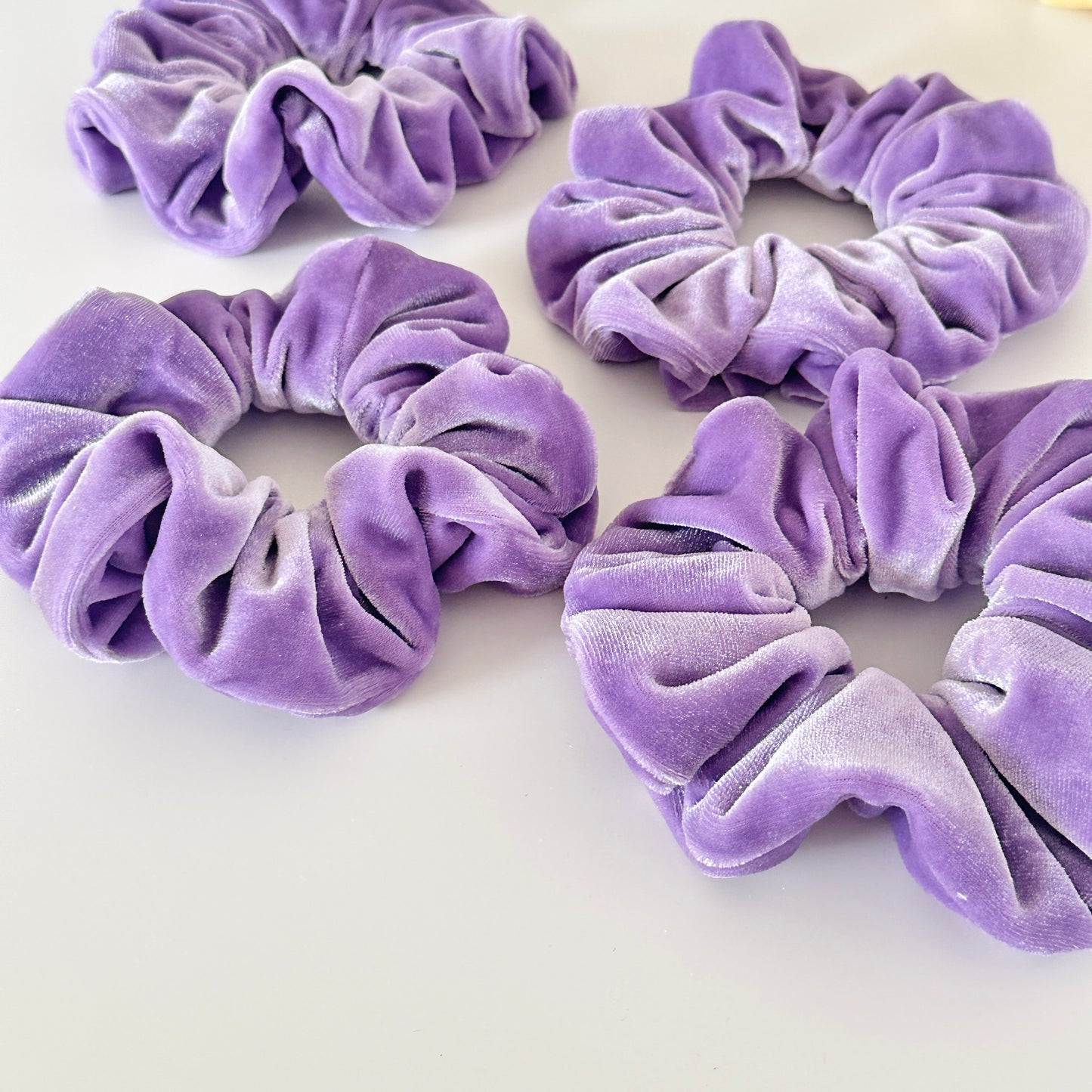 Pastel Velvet Scrunchies
