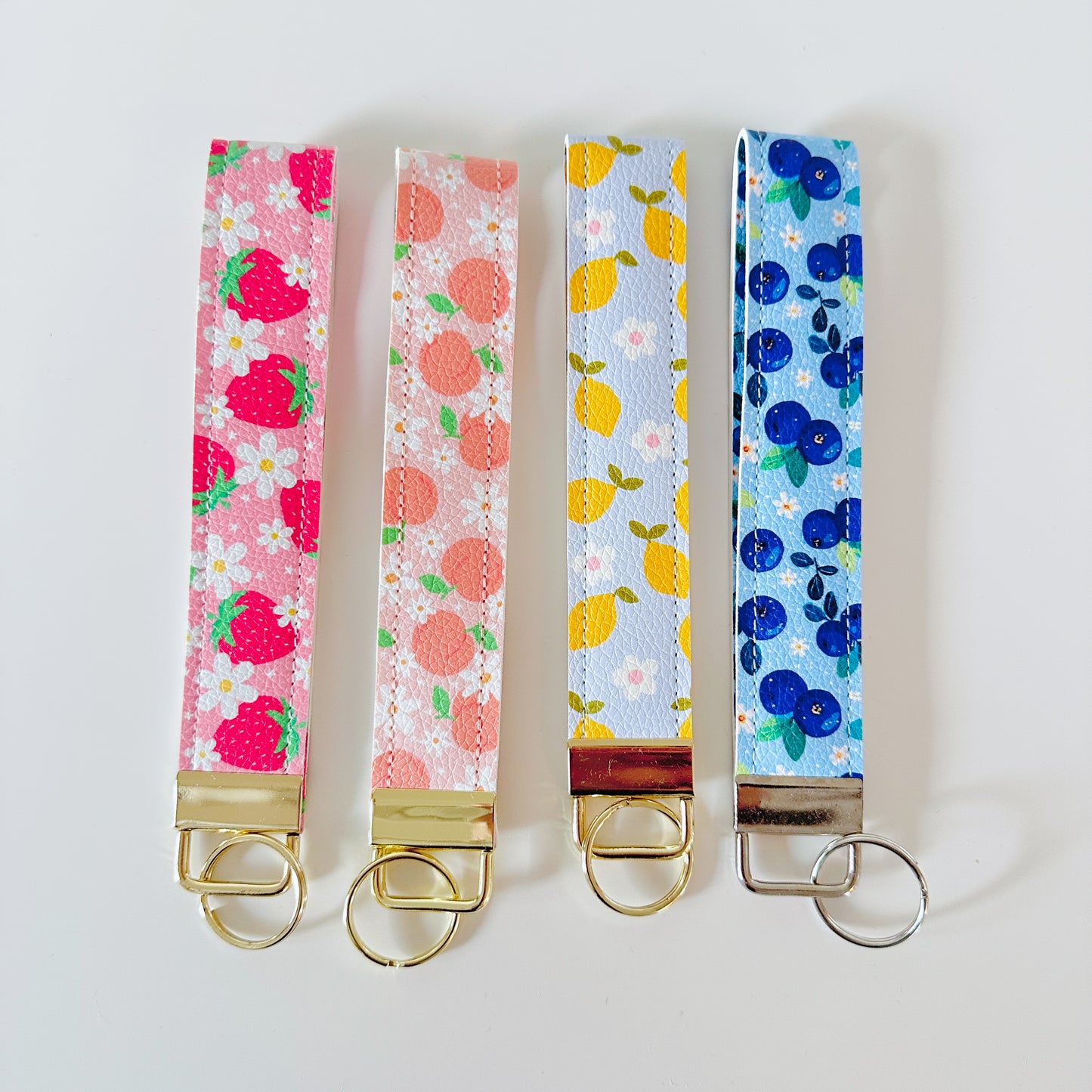 Strawberry Fruit Key Wristlets