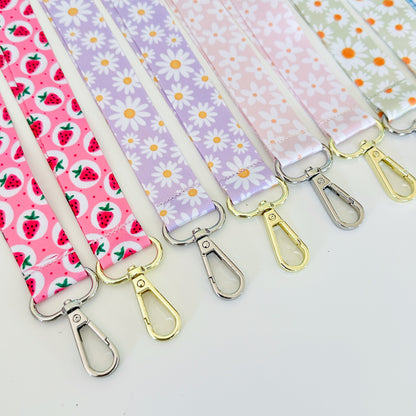 Strawberry & Flower Lanyards