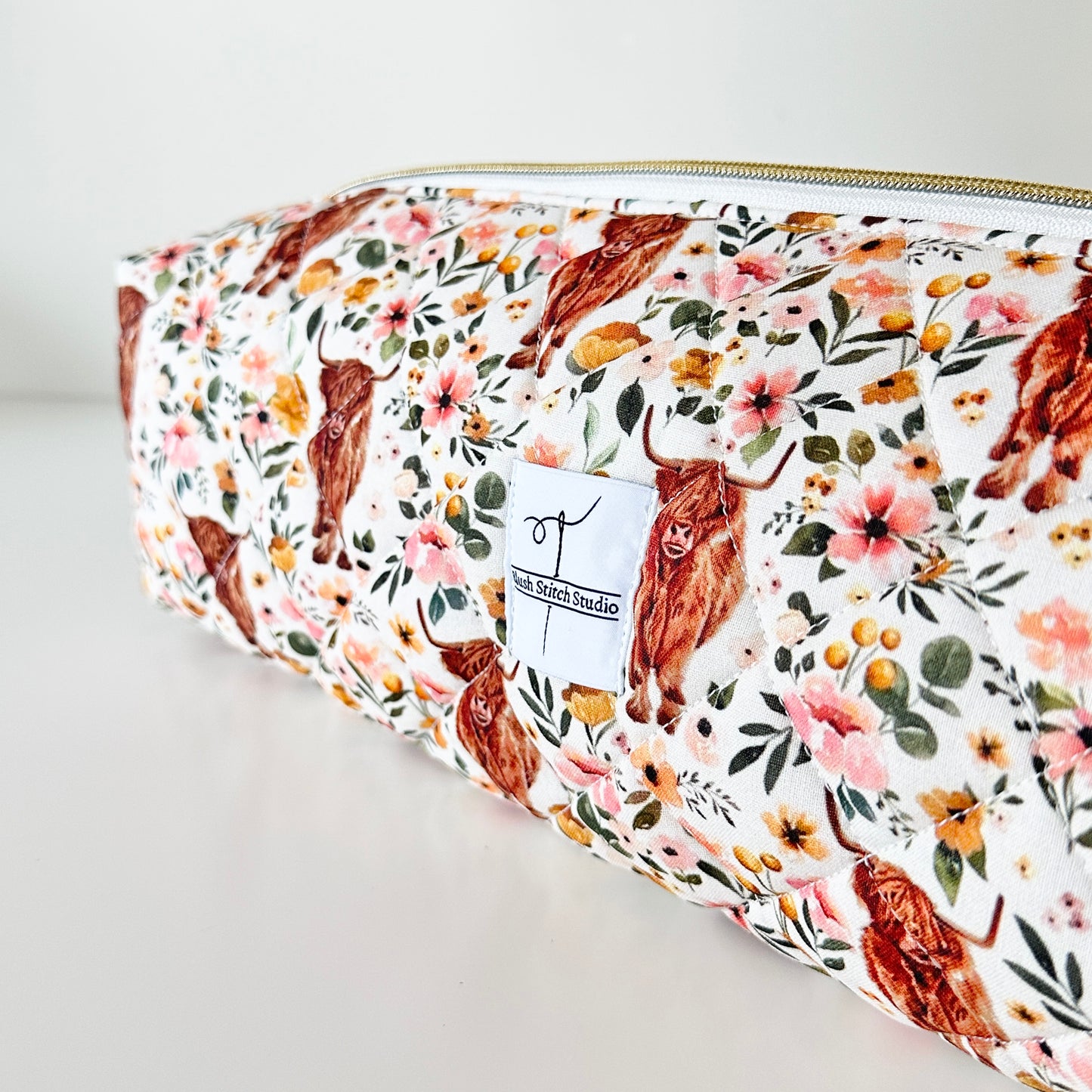Highland Cow Hair Tool Bag