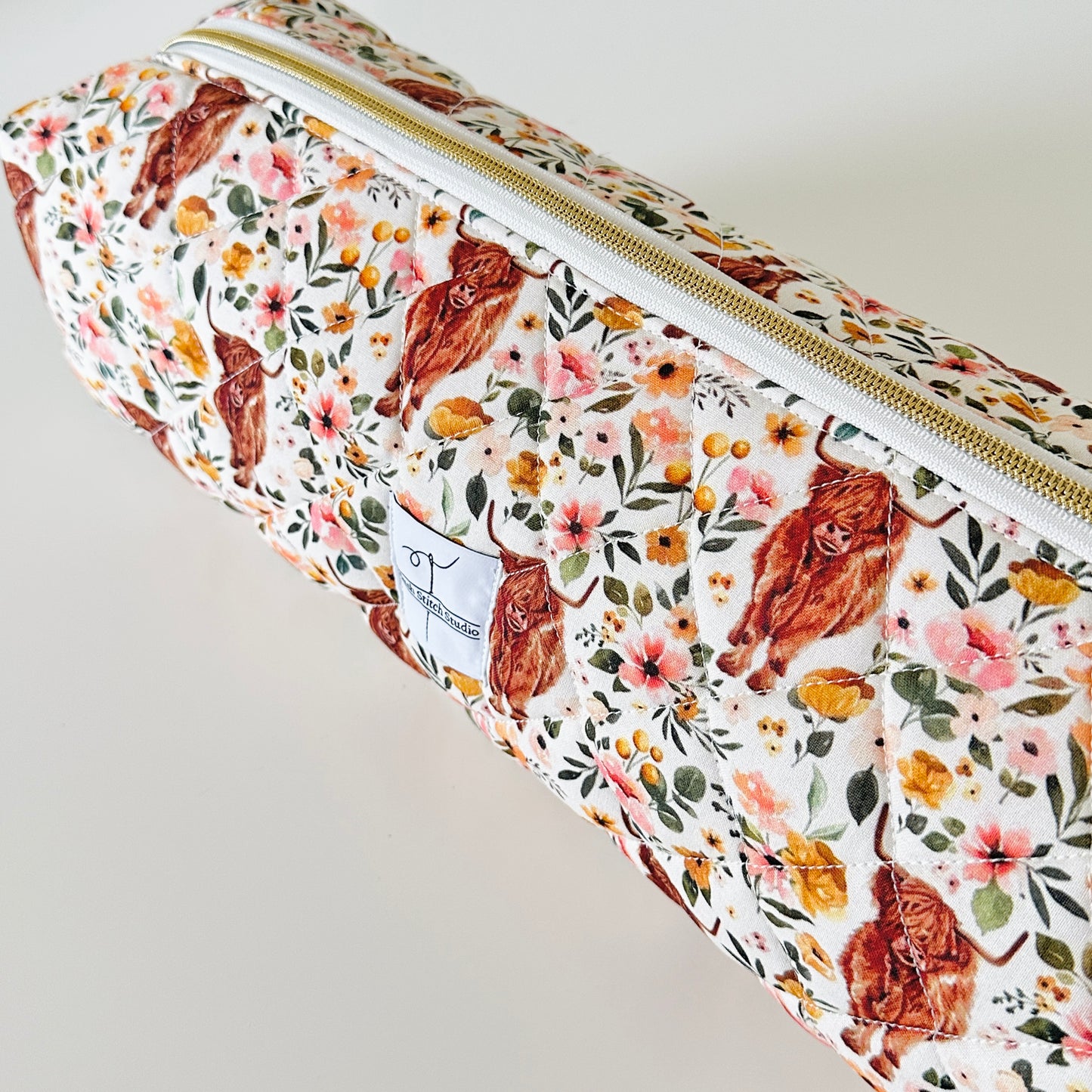 Highland Cow Hair Tool Bag