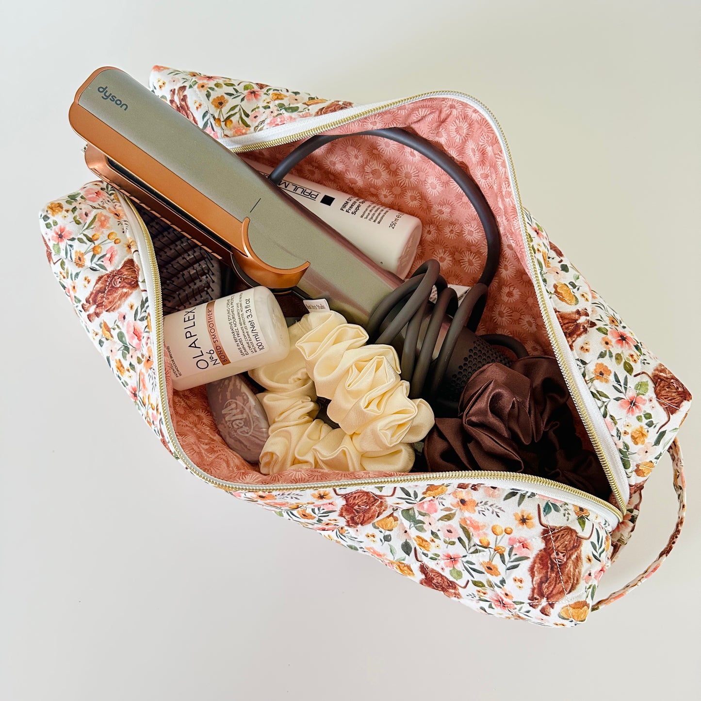 Highland Cow Hair Tool Bag