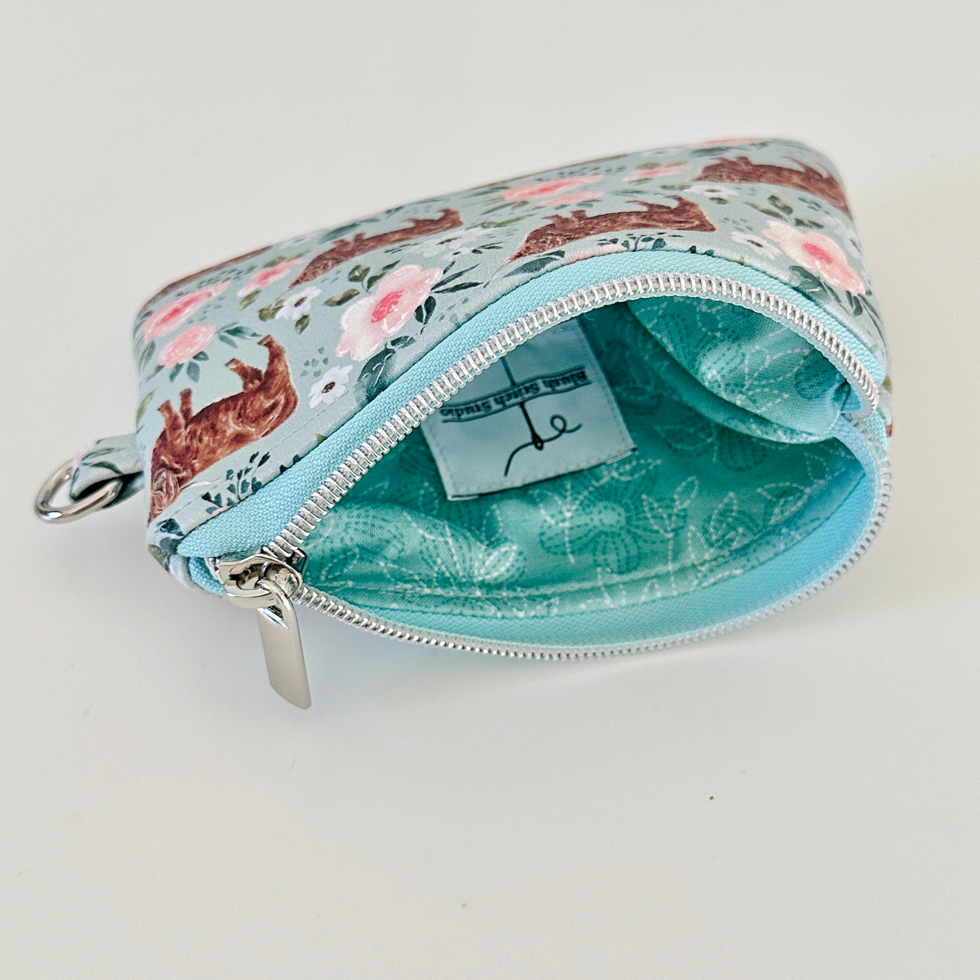 Highland cow coin purse made from vegan leather. 