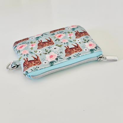 Highland cow coin purse made from vegan leather. 