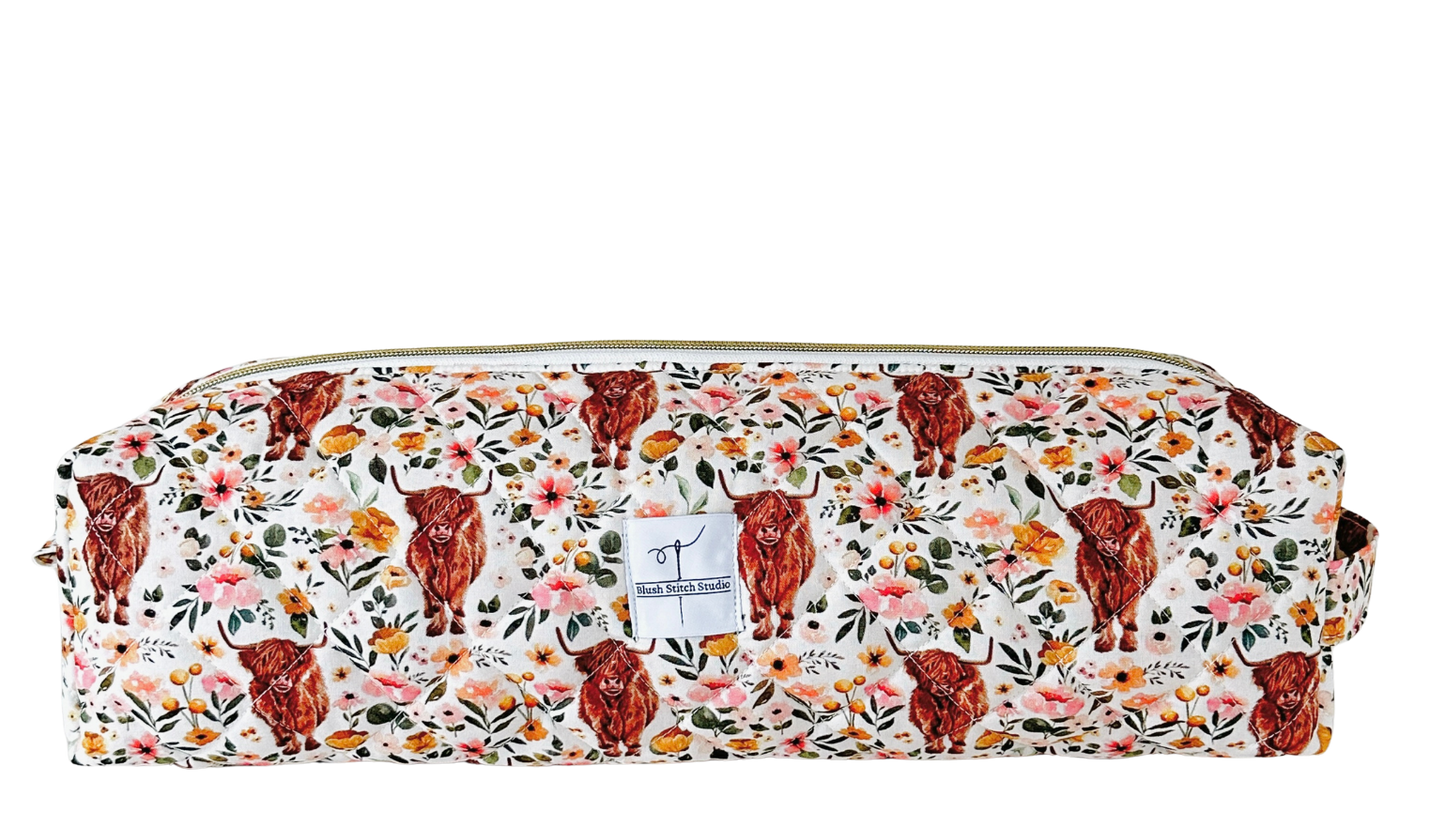 Highland Cow Hair Tool Bag