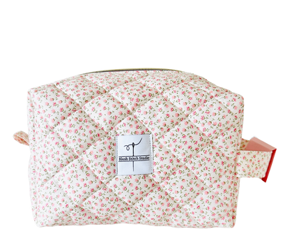 Luna Floral Makeup Bag