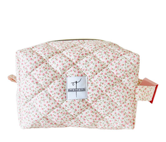 Luna Floral Makeup Bag