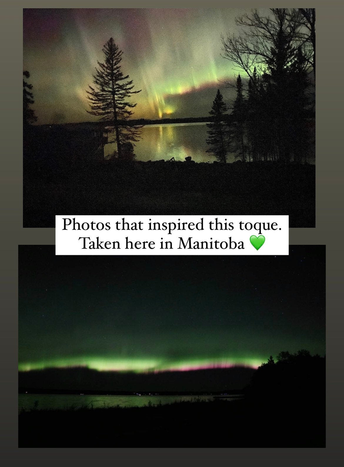 Aurora Chaser Beanie | Northern Lights Toque | Unisex Patchwork Beanie | Churchill Manitoba | Northern Lights Gift | BlushStitchStudio