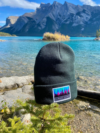 aurora borealis toque, northern lights beanie