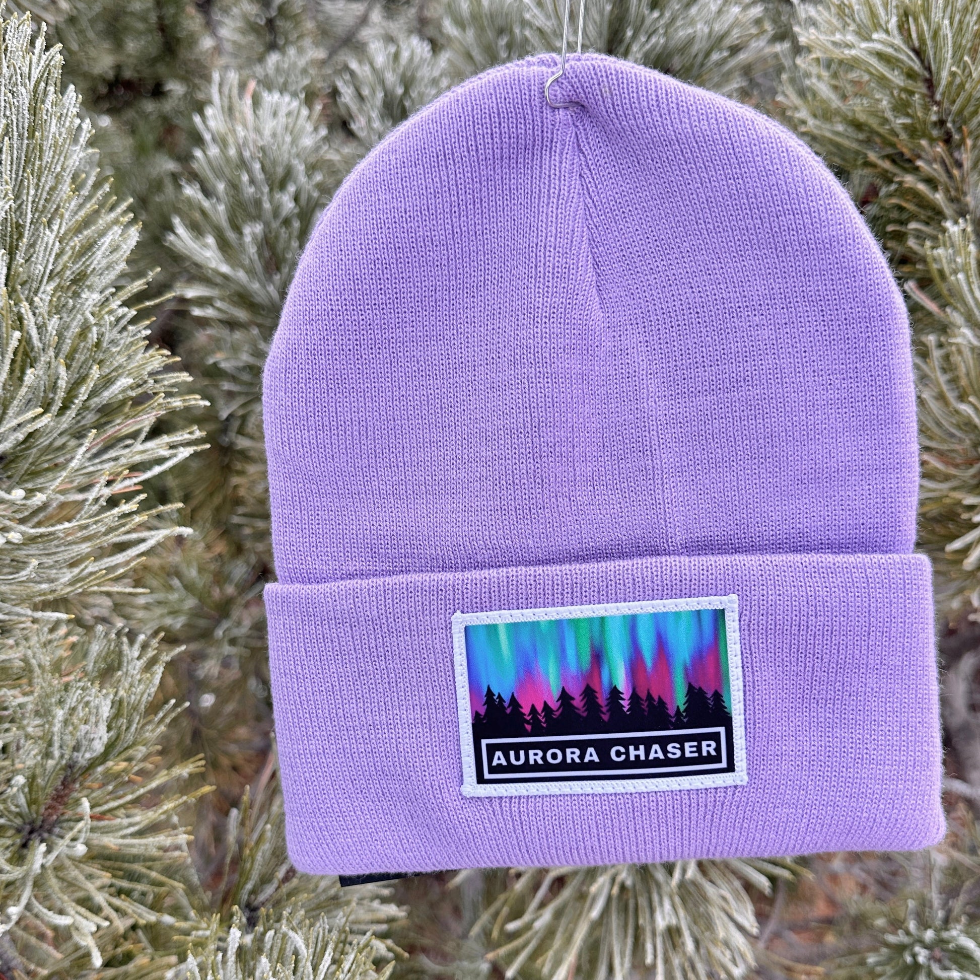 Aurora Chaser Beanie | Northern Lights Toque | Unisex Patchwork Beanie | Churchill Manitoba | Northern Lights Gift | BlushStitchStudio