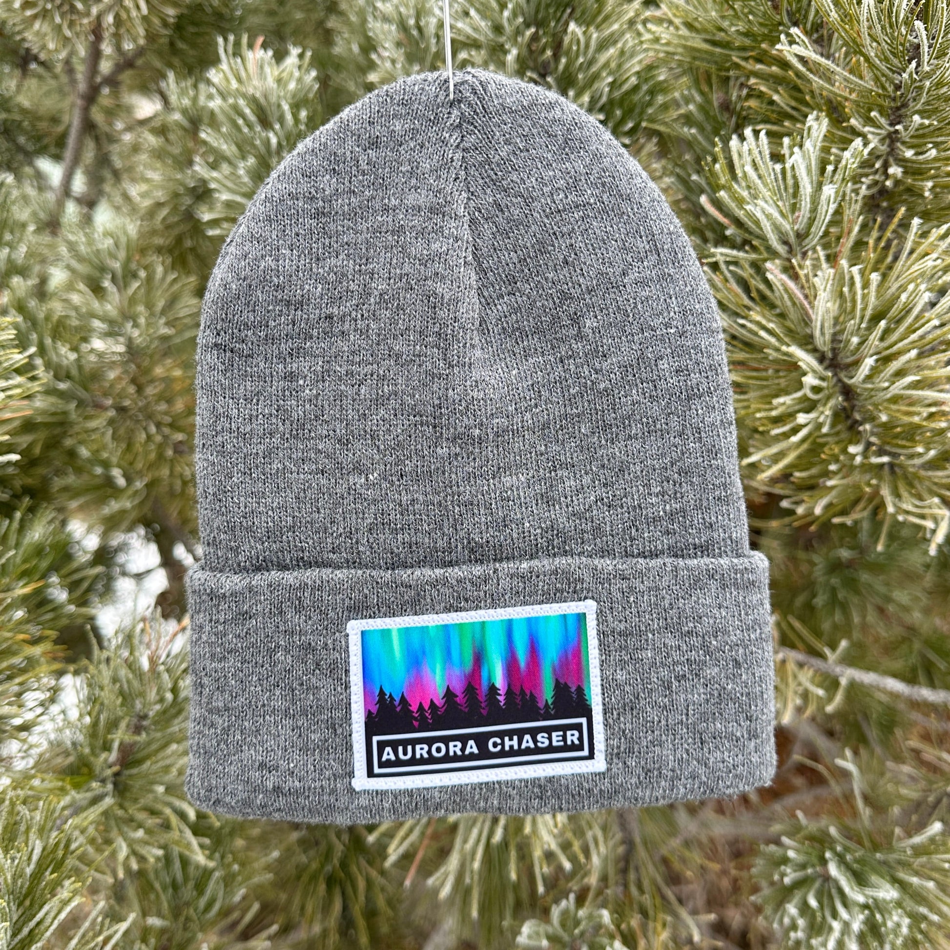 Aurora Chaser Beanie | Northern Lights Toque | Unisex Patchwork Beanie | Churchill Manitoba | Northern Lights Gift | BlushStitchStudio