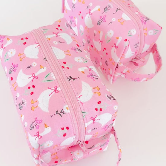 pink goose makeup bags