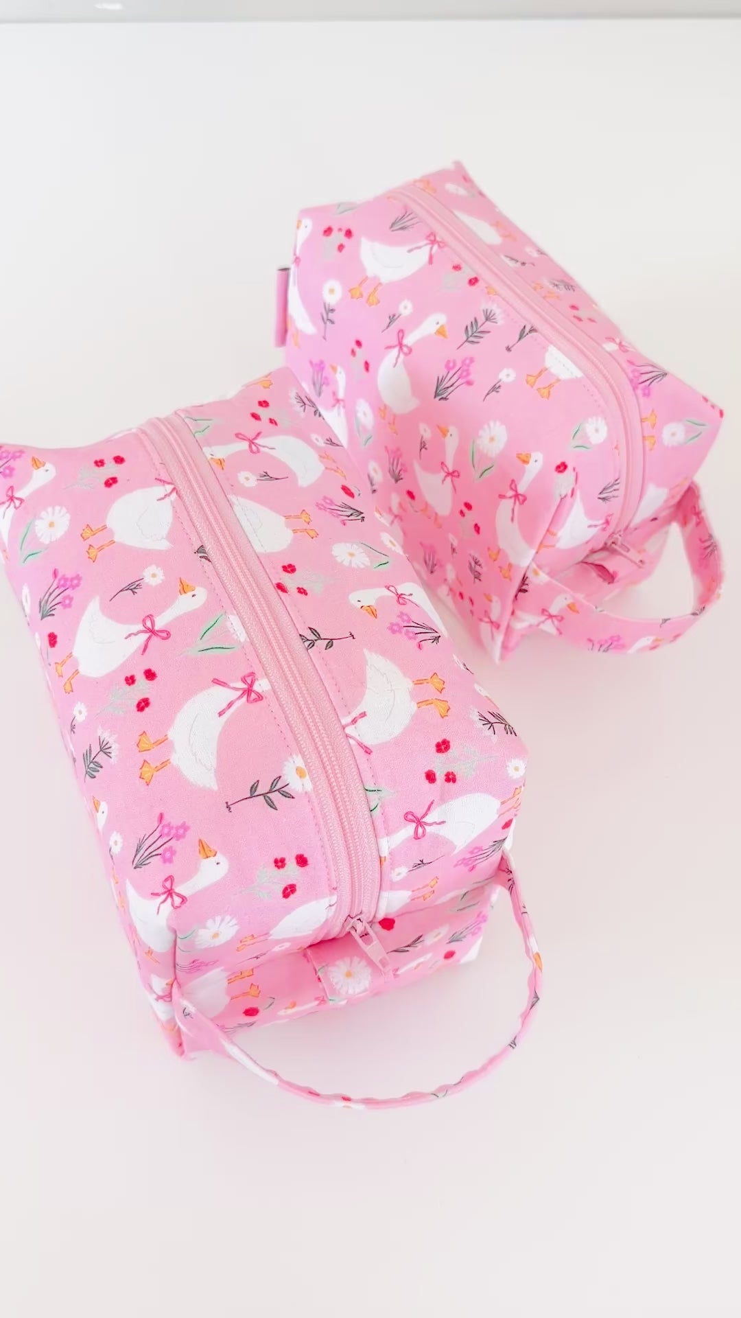 pink goose makeup bags