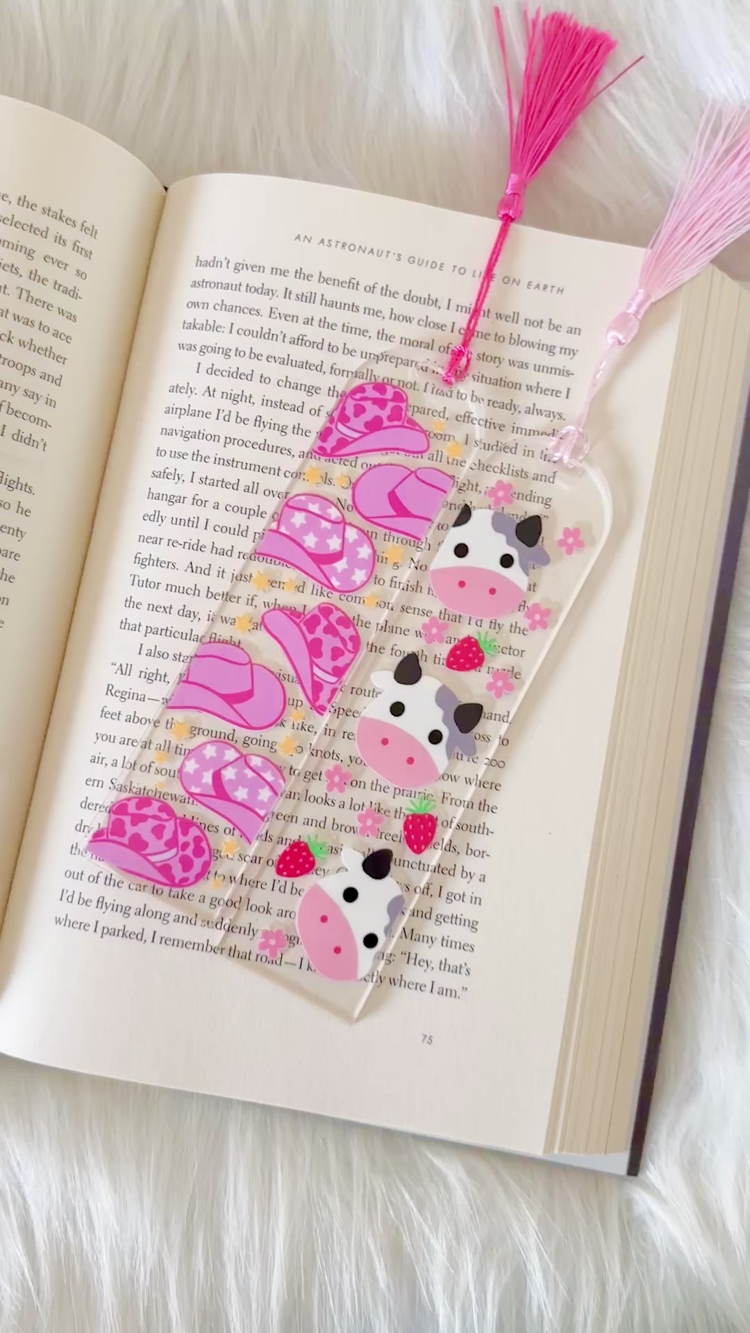 Set of floral patterned keychains with gold clasps on a white background