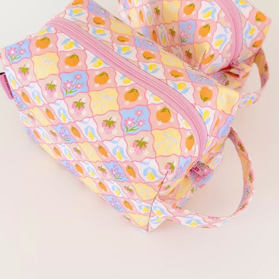 fruit coquette makeup bags
