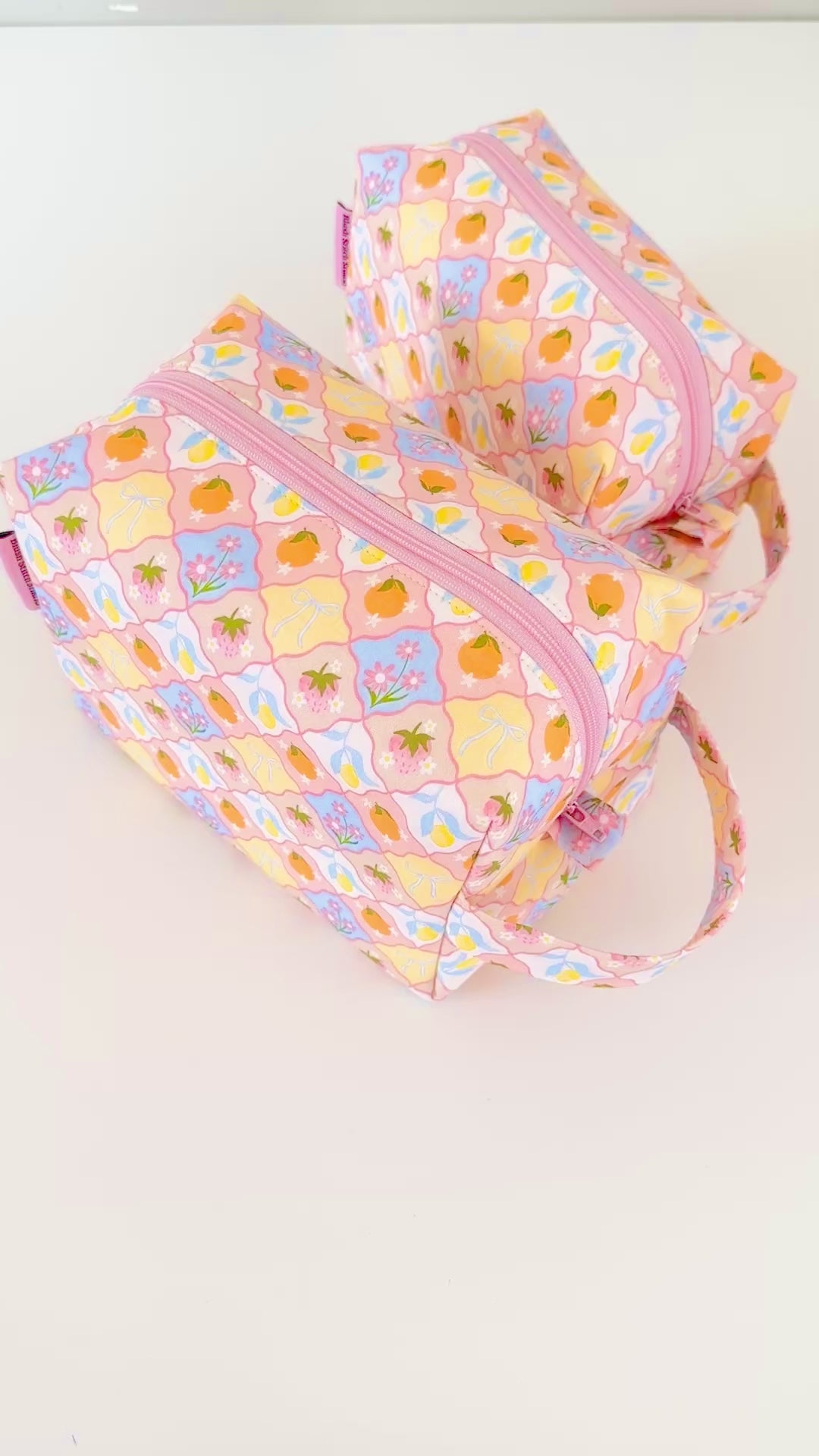 fruit coquette makeup bags