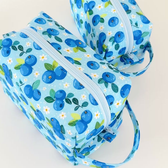 blueberry makeup bags