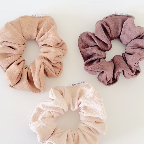 neutral scrunchies